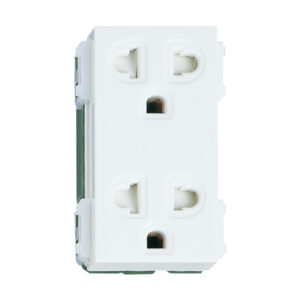 Ổ Cắm Đôi 3 Chấu Có Màng Che Panasonic WEV1582-7SW